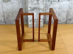 【受注生産】【木創庵オリジナル】ダイニング用 T型脚組みつぎ 本花梨材 60cm幅 No.697